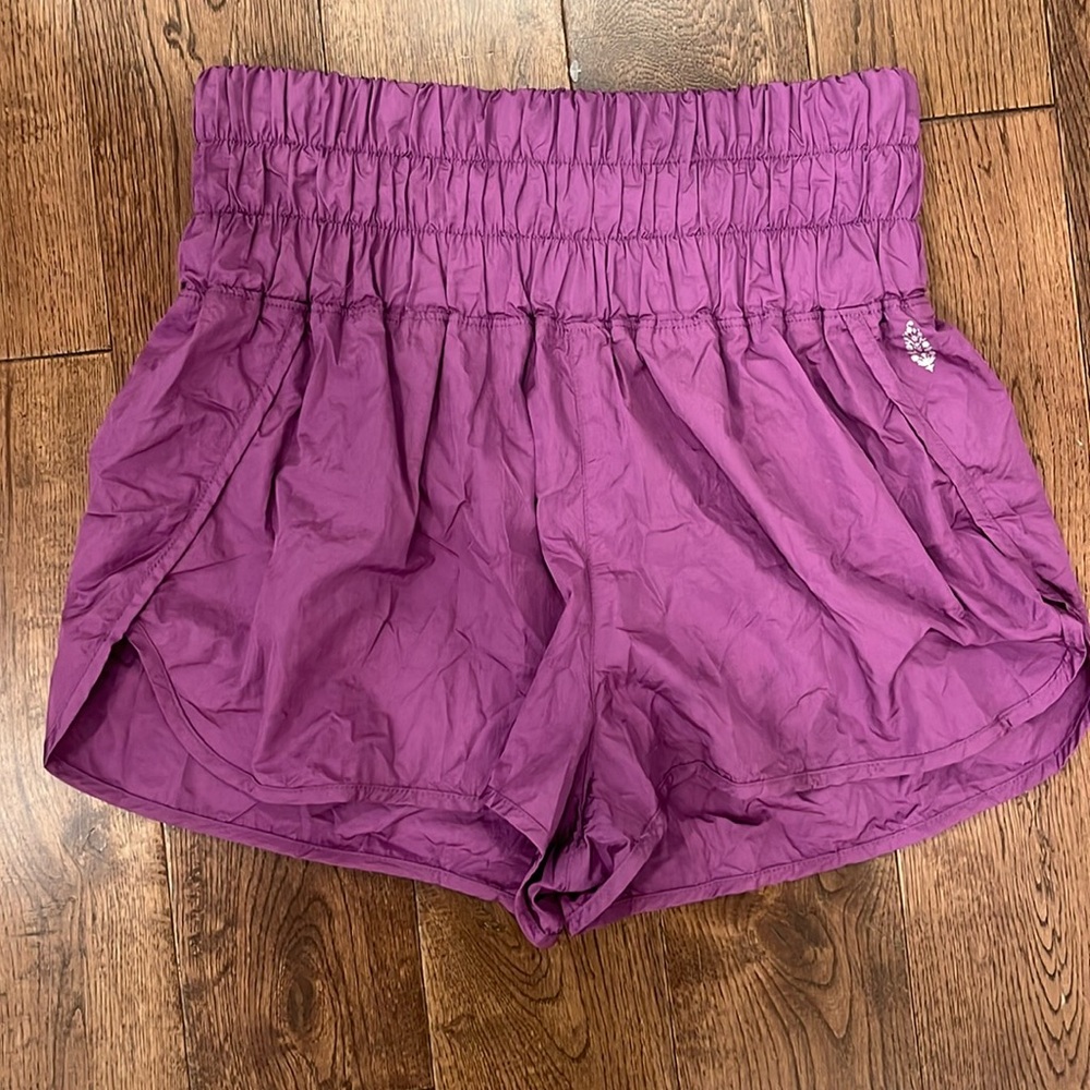 Free People FP Movement The Way Home Shorts Purple Large